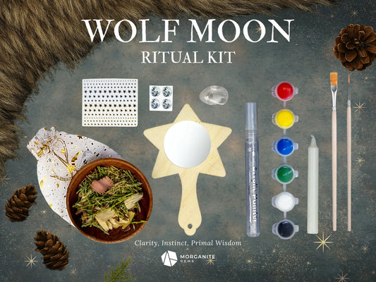 Wolf Full Moon Ritual Kit