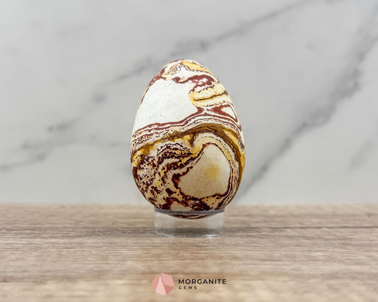 Wonderstone Egg 3" with Display Stand – Unique Natural Stone from Utah-Morganite Gems