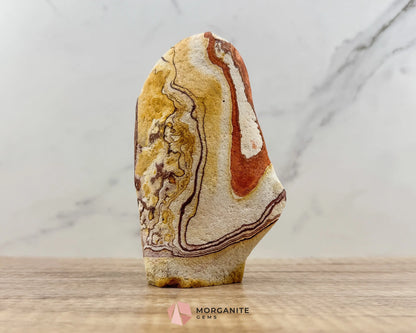 Wonderstone Freeform 6" – Handcrafted Natural Stone from Utah-Morganite Gems