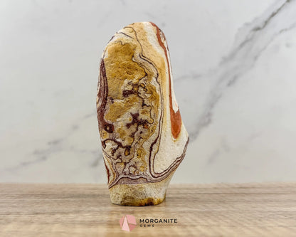 Wonderstone Freeform 6" – Handcrafted Natural Stone from Utah-Morganite Gems