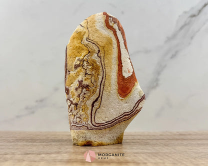 Wonderstone Freeform 6" – Handcrafted Natural Stone from Utah-Morganite Gems