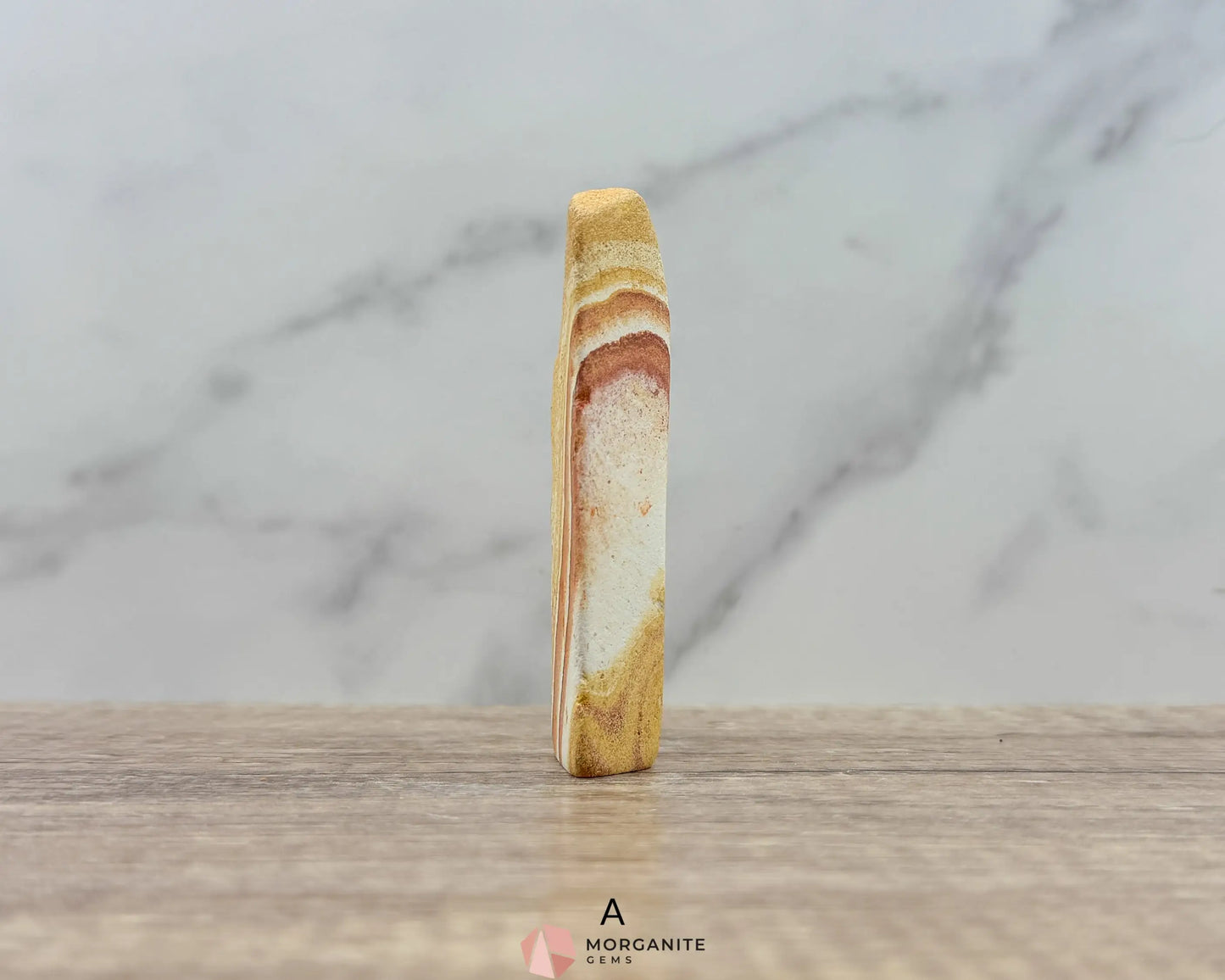 Wonderstone Freeform Standup – Unique Handcrafted Crystal from Utah-Morganite Gems