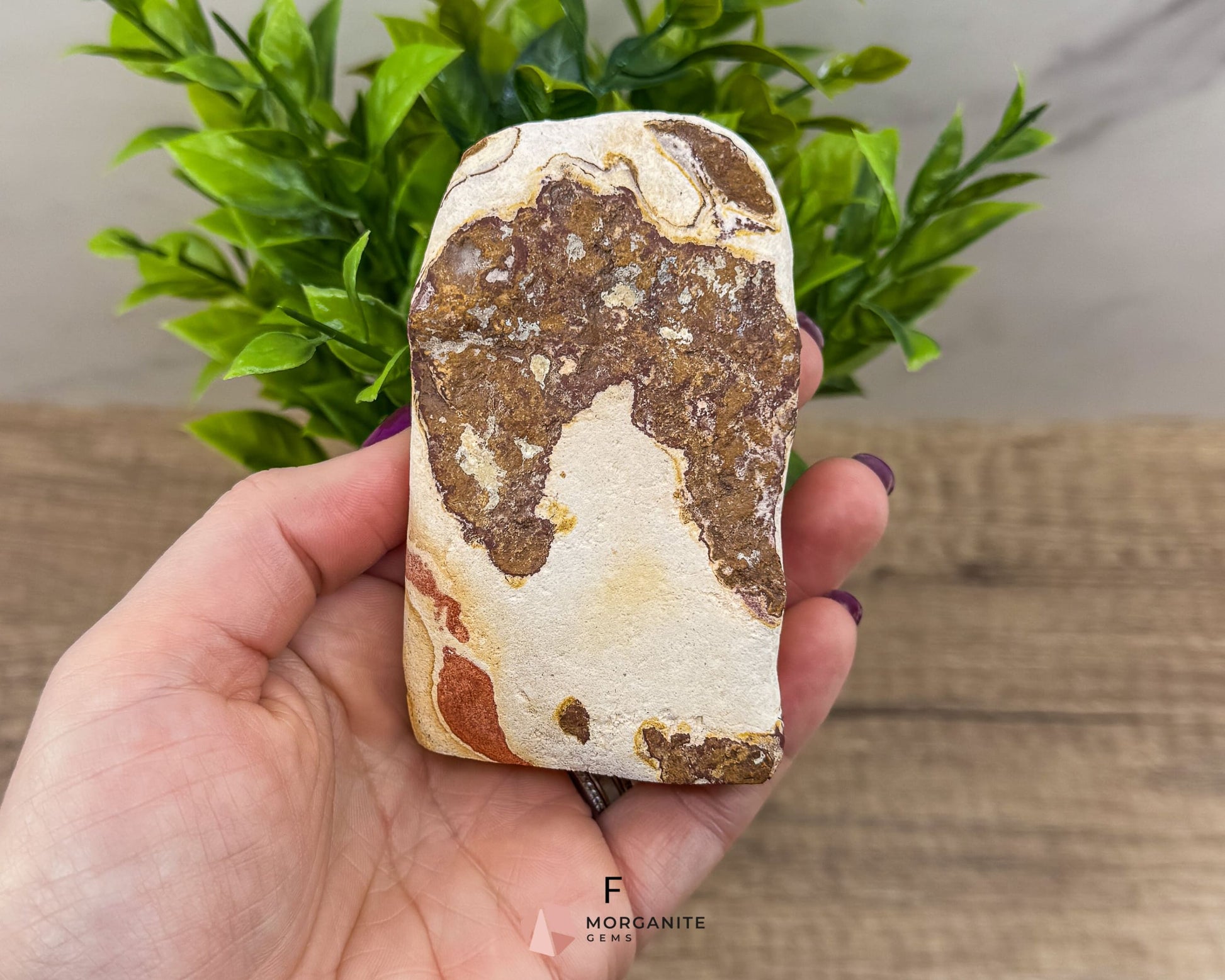 Wonderstone Freeform Standup – Unique Handcrafted Crystal from Utah-Morganite Gems