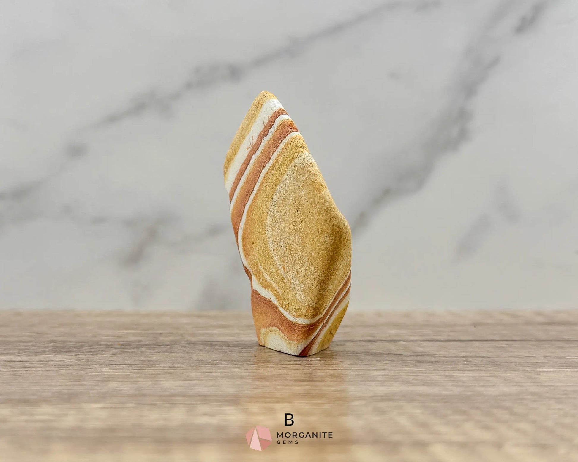 Wonderstone Freeform Standup – Unique Handcrafted Crystal from Utah-Morganite Gems