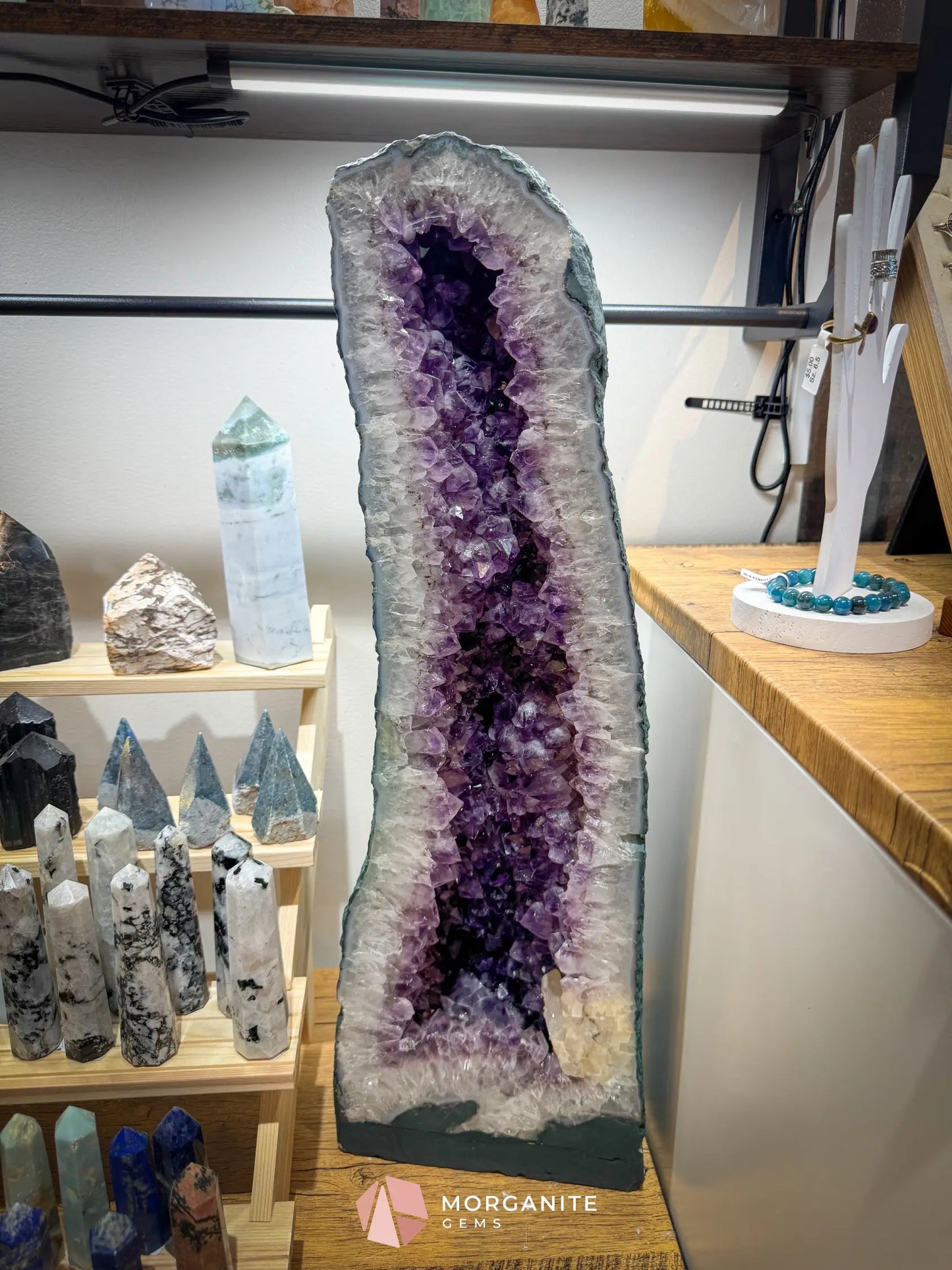 X-Large Amethyst Cathedral Geode 22.5’’ x 6.5’’