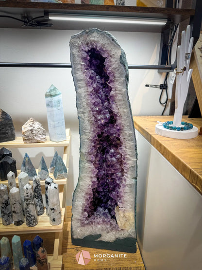 X-Large Amethyst Cathedral Geode 22.5’’ x 6.5’’