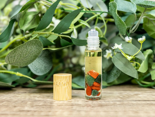 Yule Crystal Infused Roll-On Essential Oil Blend Sabbat - Essential Oil