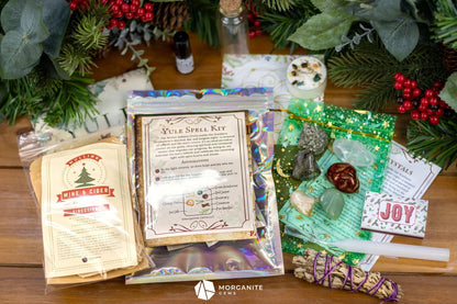 Yule Gift Box Set – Festive Holiday Collection for Warmth, Celebration, and Seasonal Magic-Morganite Gems