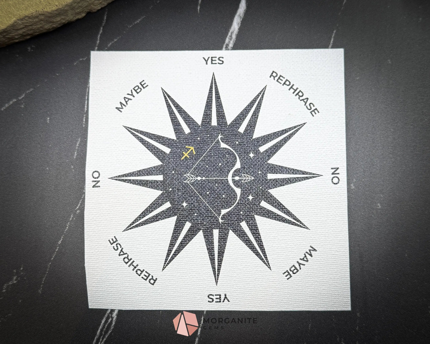 Zodiac Pendulum Mat – 5’’ Divination Cloth for Astrology Dowsing & Spiritual Readings - Sagittarius - Home & Living