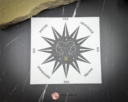 Zodiac Pendulum Mat – 5’’ Divination Cloth for Astrology Dowsing & Spiritual Readings - Gemini - Home & Living