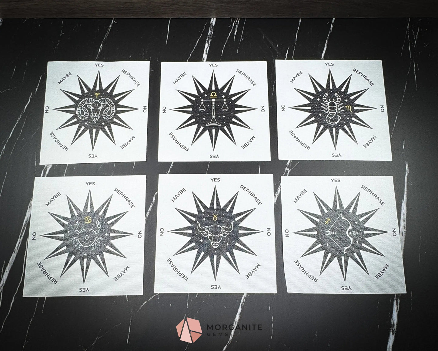 Zodiac Pendulum Mat – 5’’ Divination Cloth for Astrology Dowsing & Spiritual Readings - Home & Living