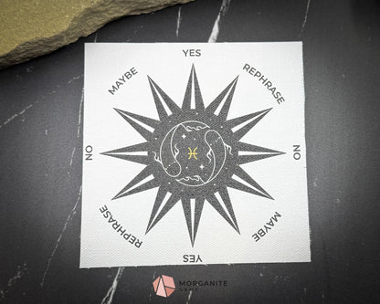 Zodiac Pendulum Mat – 5’’ Divination Cloth for Astrology Dowsing & Spiritual Readings - Pisces - Home & Living