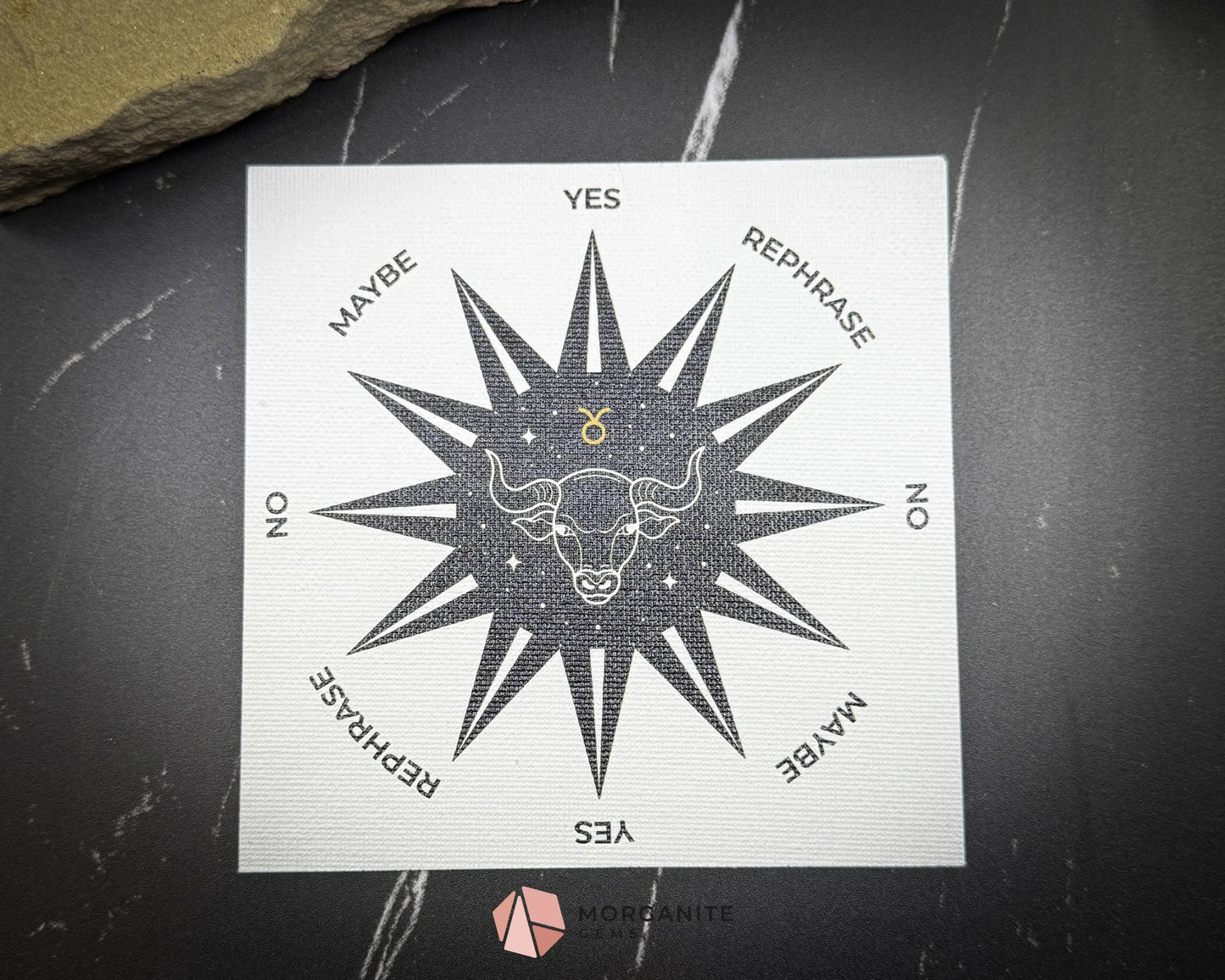 Zodiac Pendulum Mat – 5’’ Divination Cloth for Astrology Dowsing & Spiritual Readings - Taurus - Home & Living