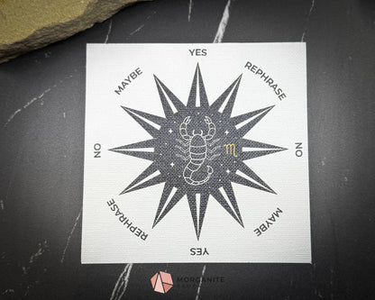 Zodiac Pendulum Mat – 5’’ Divination Cloth for Astrology Dowsing & Spiritual Readings - Scorpio - Home & Living